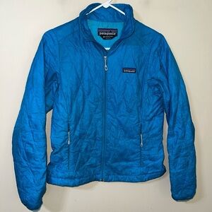 Patagonia Women's Nano Puffer Blue Jacket XS